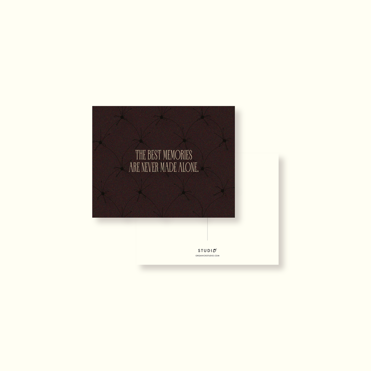 'The Best Memories Are Never Made Alone' Keepsake